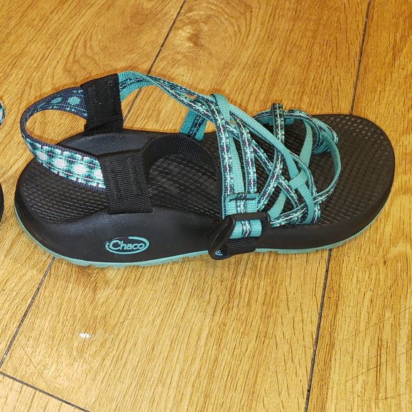 Chaco Women ZX/3 Classic Sport Sandals Chuckwalla Aqua US W8, UK 7, EUR 41 - Picture 1 of 3